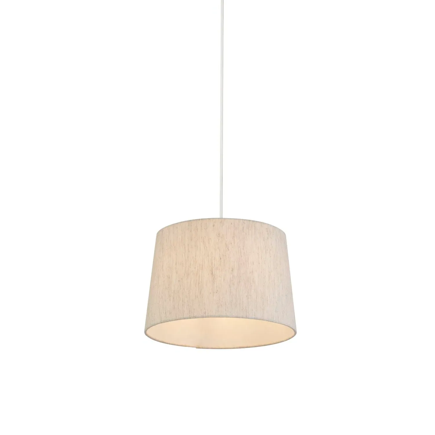 30cm Tapered Light Shade - Taupe, Linen