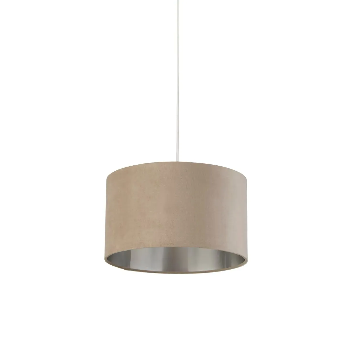 35cm Light Shade - Taupe, Velvet