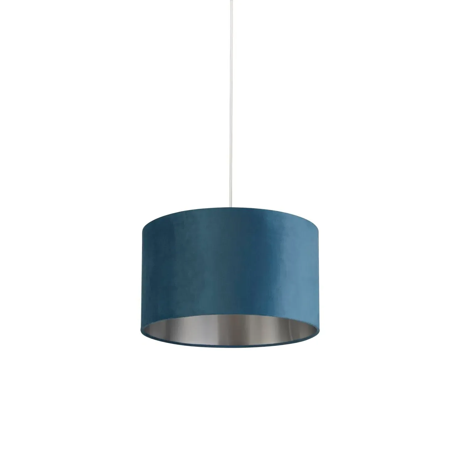 35cm Light Shade - Teal, Velvet
