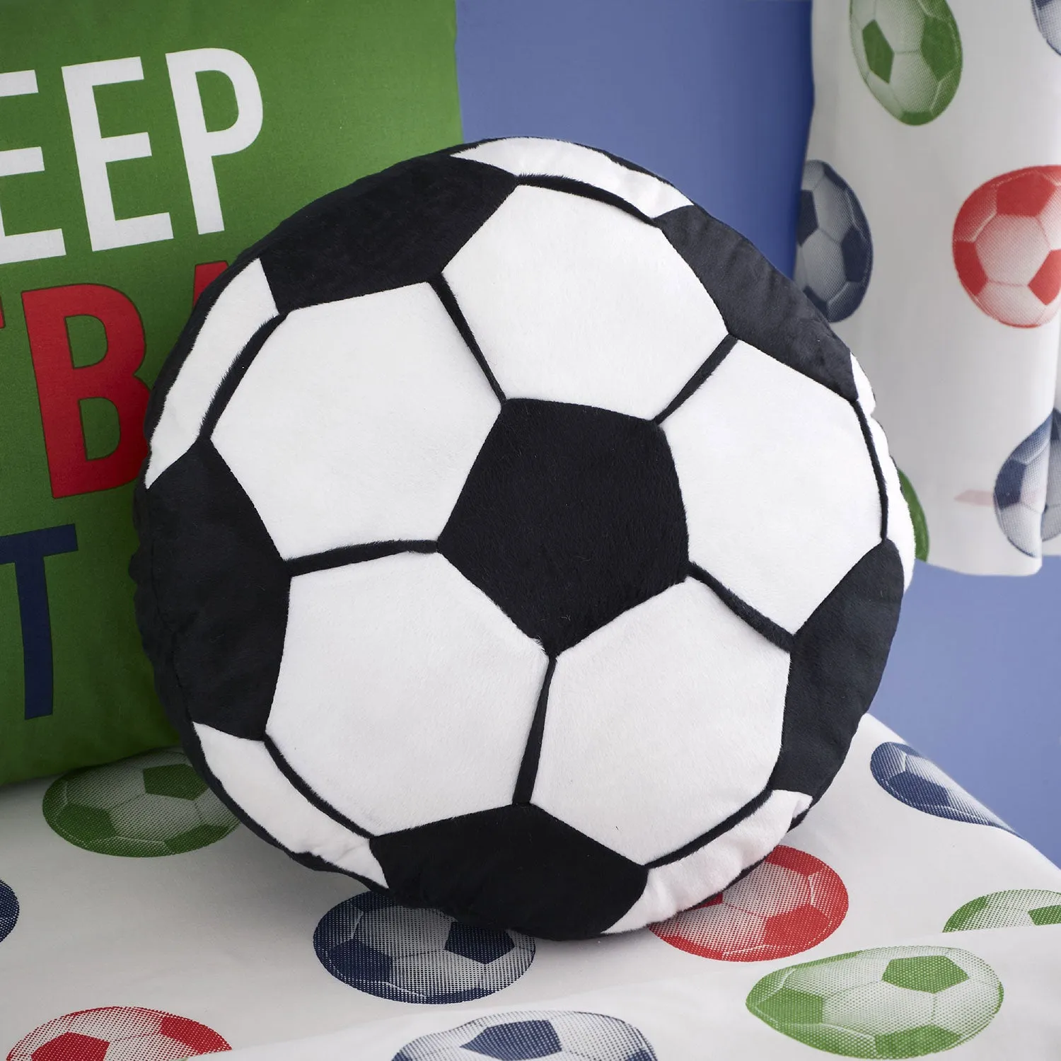 3D Football Cushion - Multi