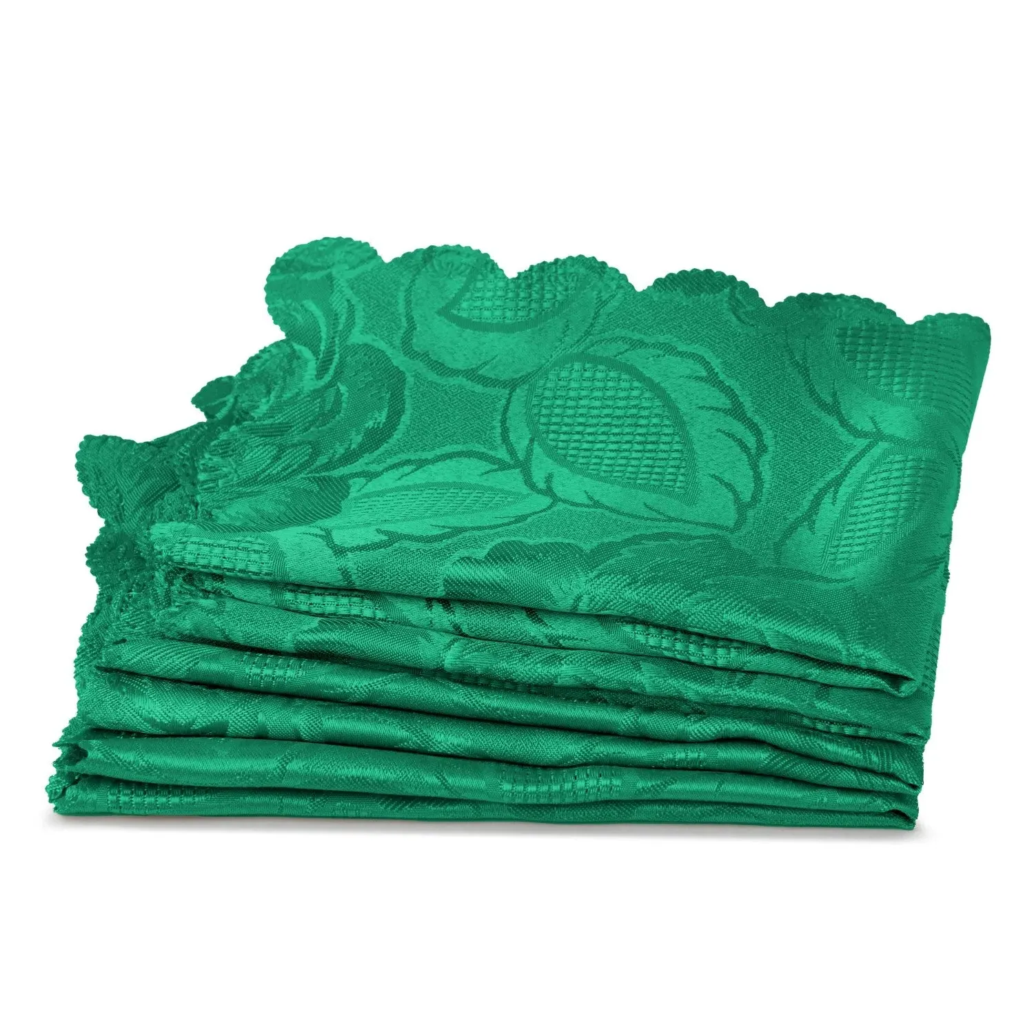 4-Pack Jacquard Napkins - Green, Polyester image