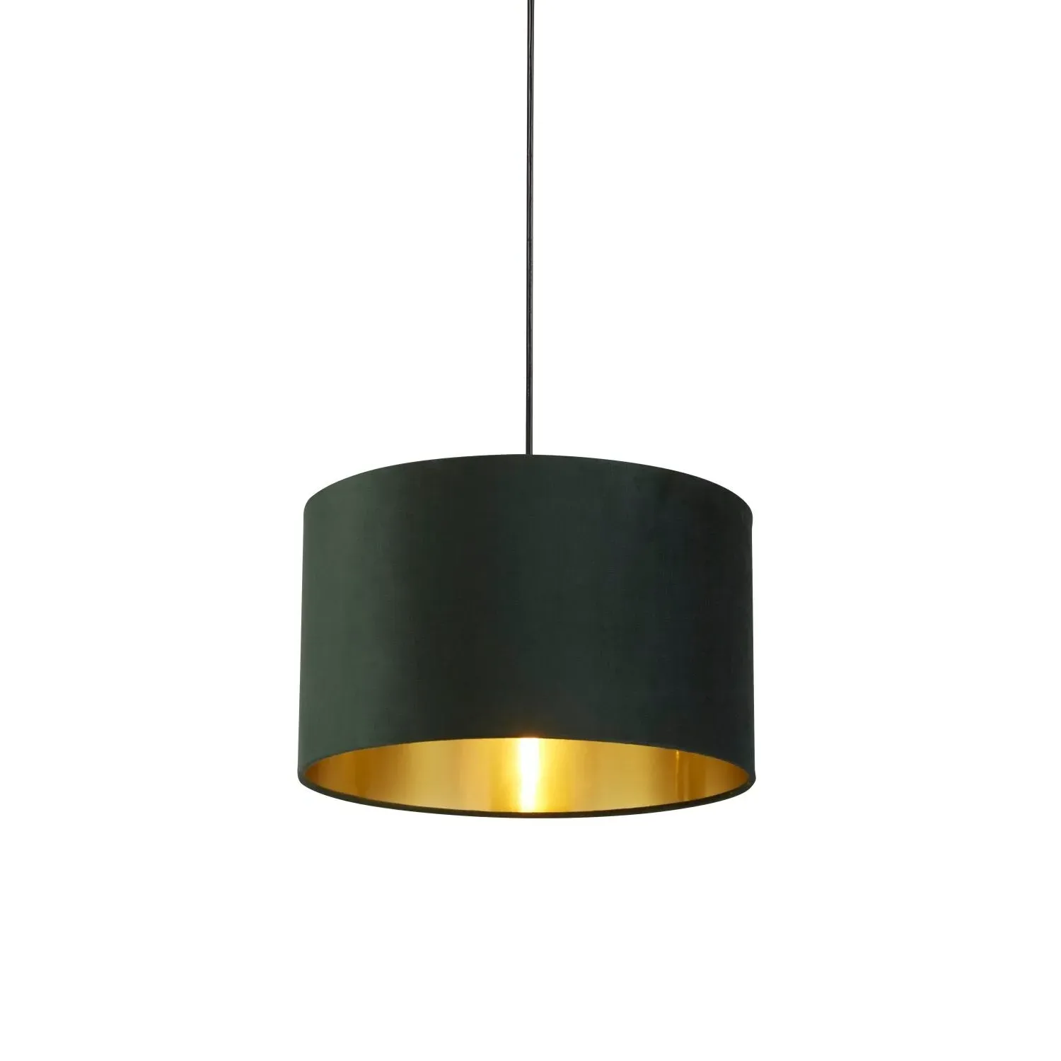 40cm Light Shade - Green, Velvet