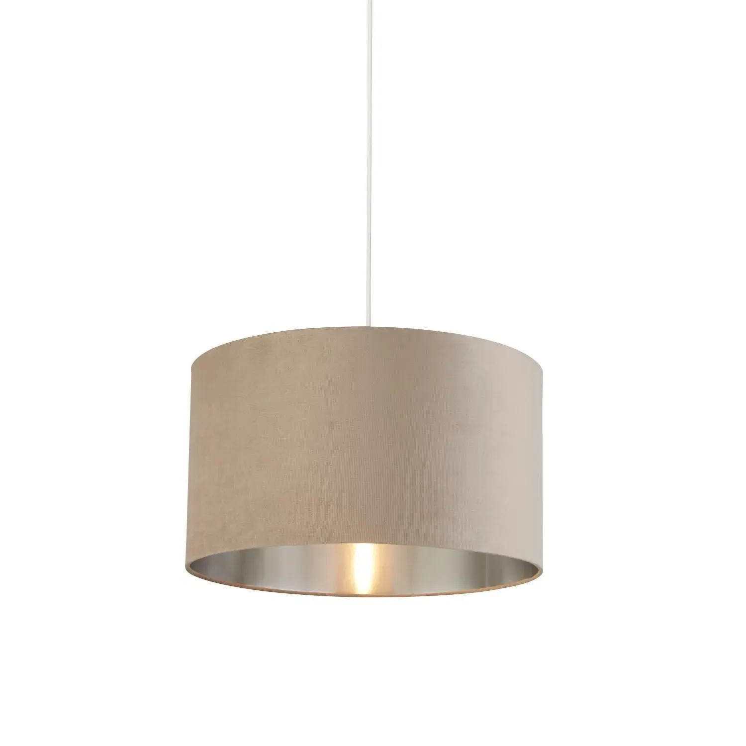 45cm Light Shade - Taupe, Velvet