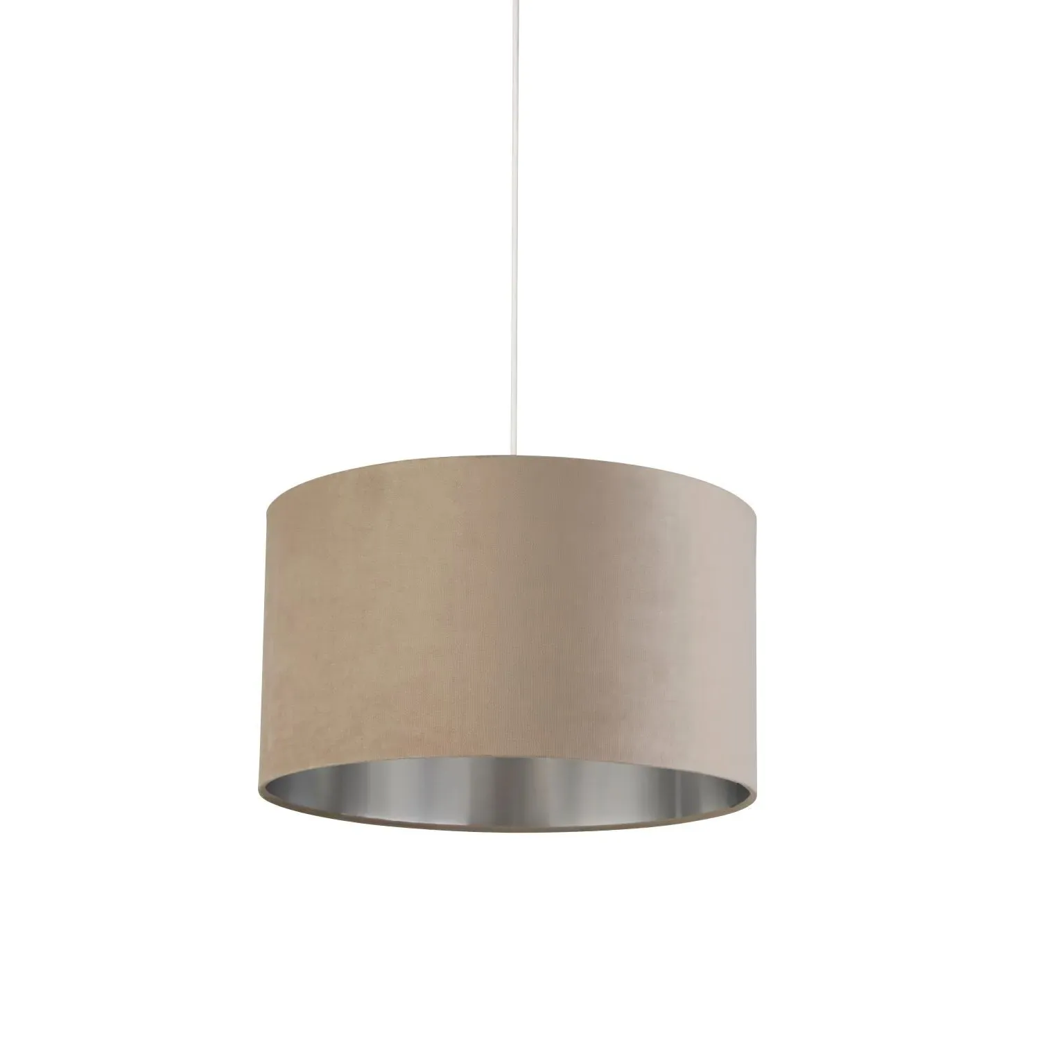45cm Light Shade - Taupe, Velvet