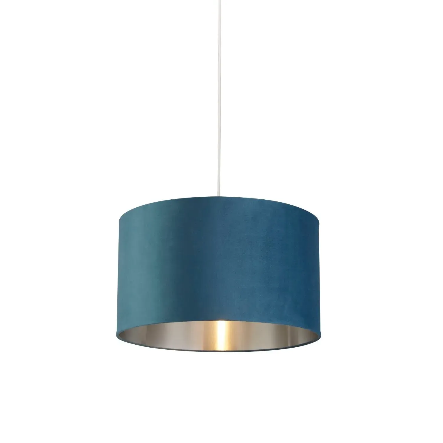 45cm Light Shade - Teal, Velvet