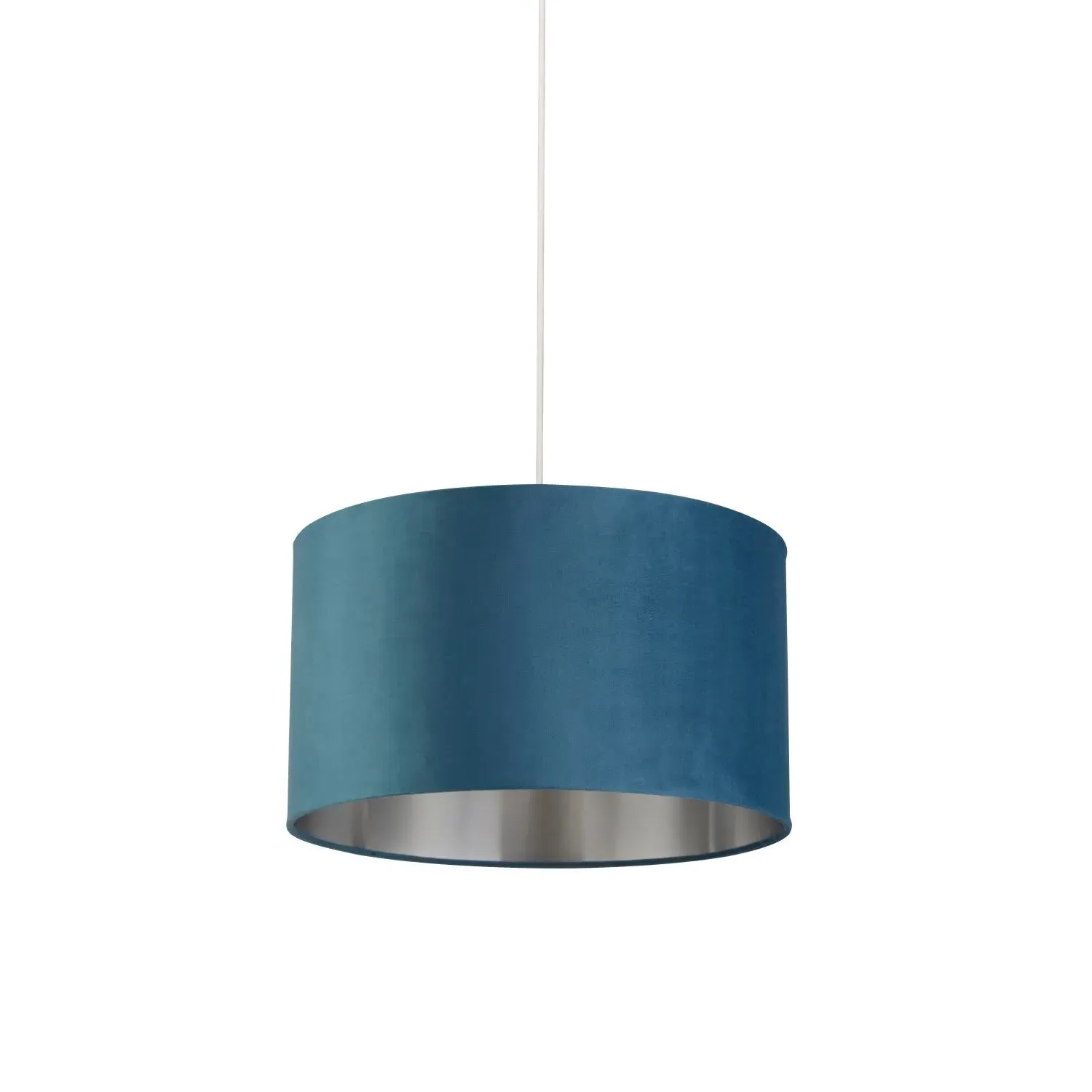 45cm Light Shade - Teal, Velvet