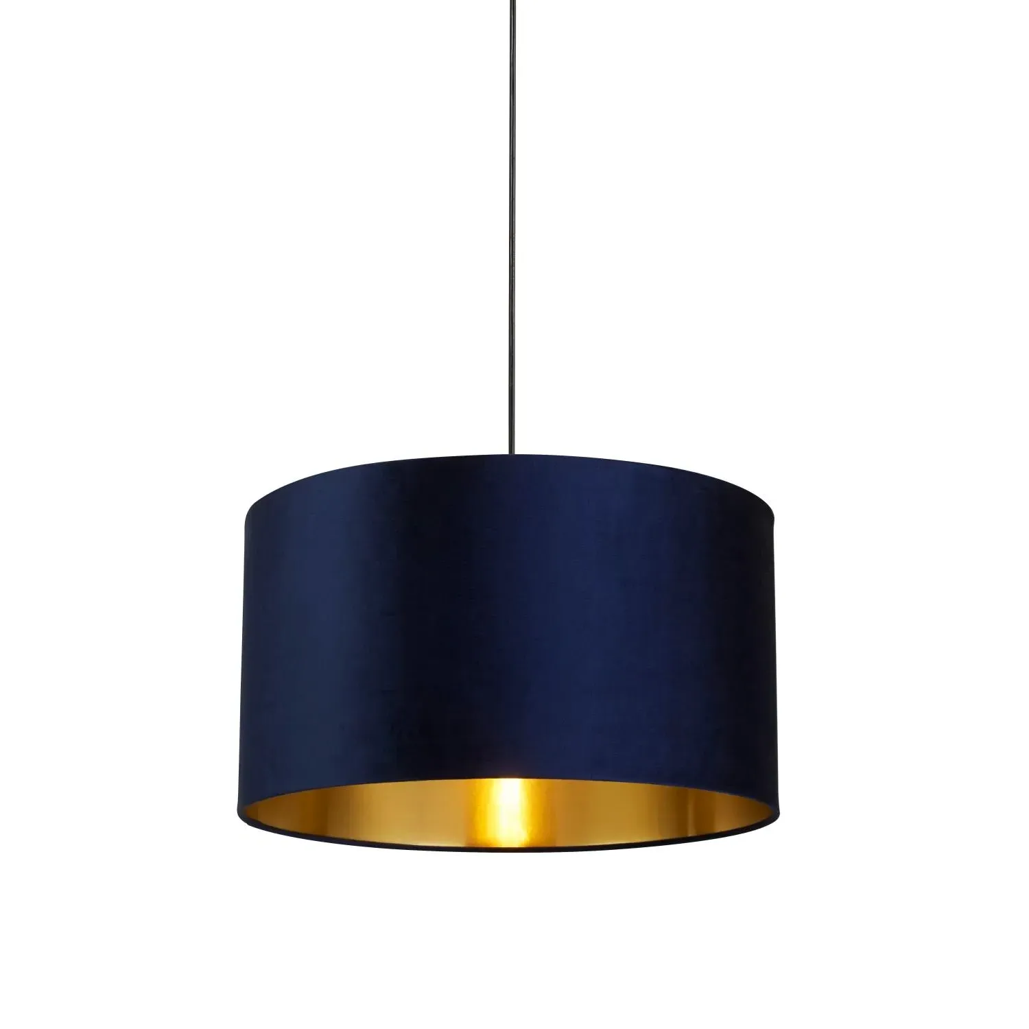50cm Light Shade - Blue, Velvet