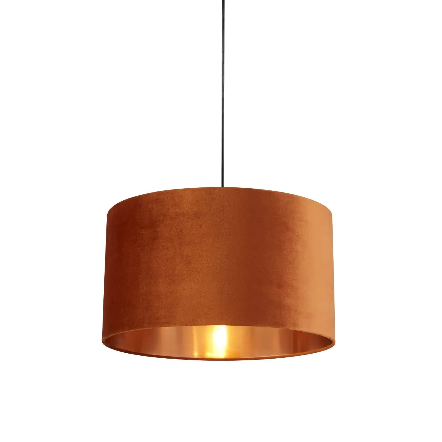 50cm Light Shade - Orange, Velvet