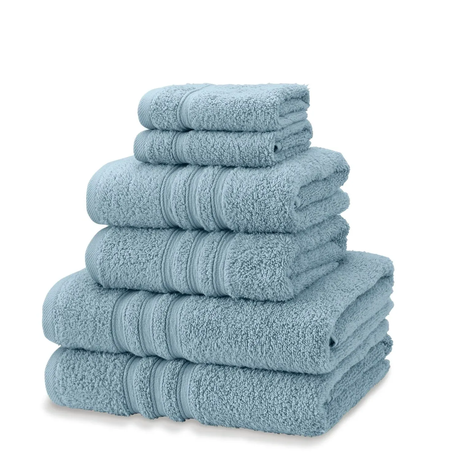 6-Piece Towel Bale Set - Blue, Cotton