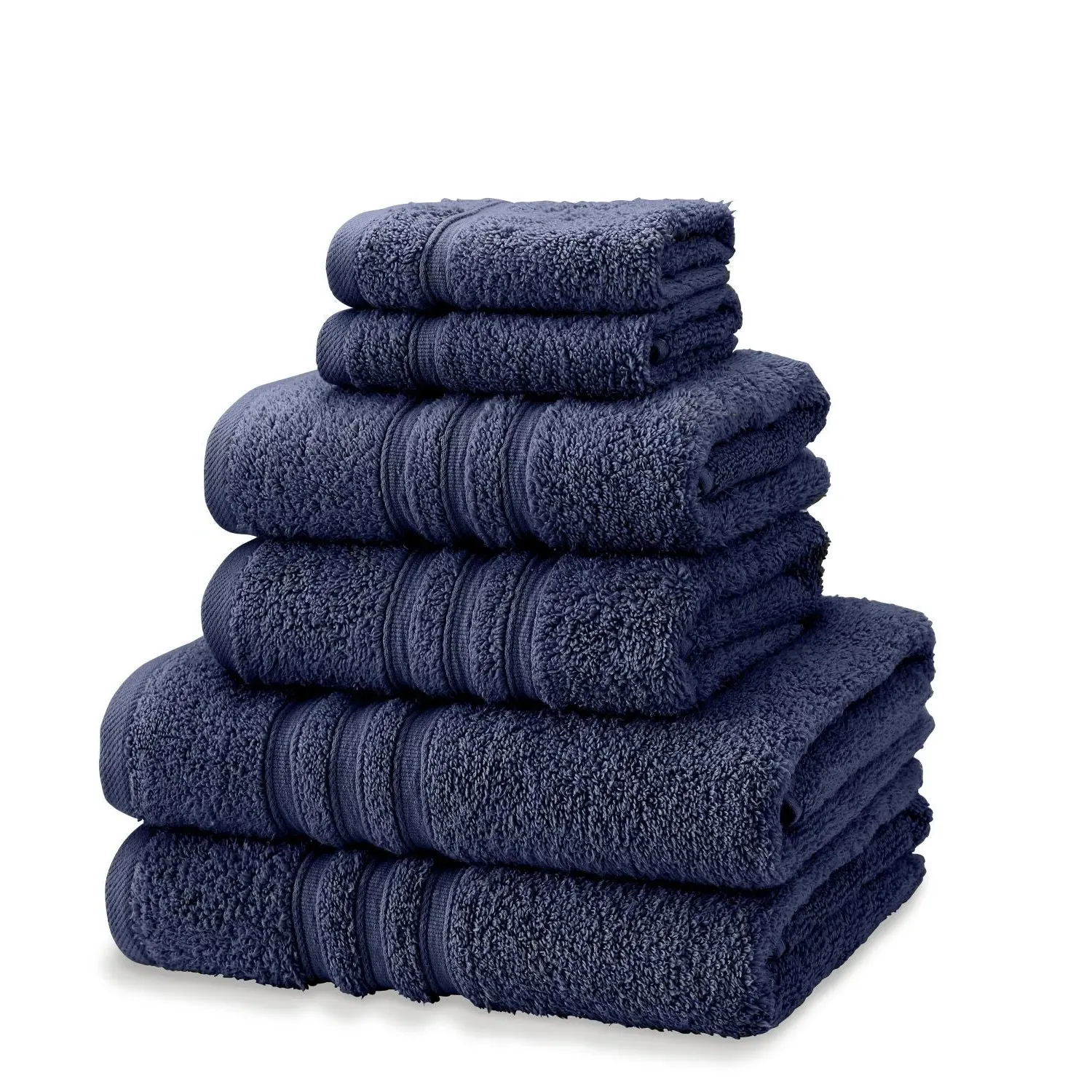6-Piece Towel Bale Set - Blue, Cotton