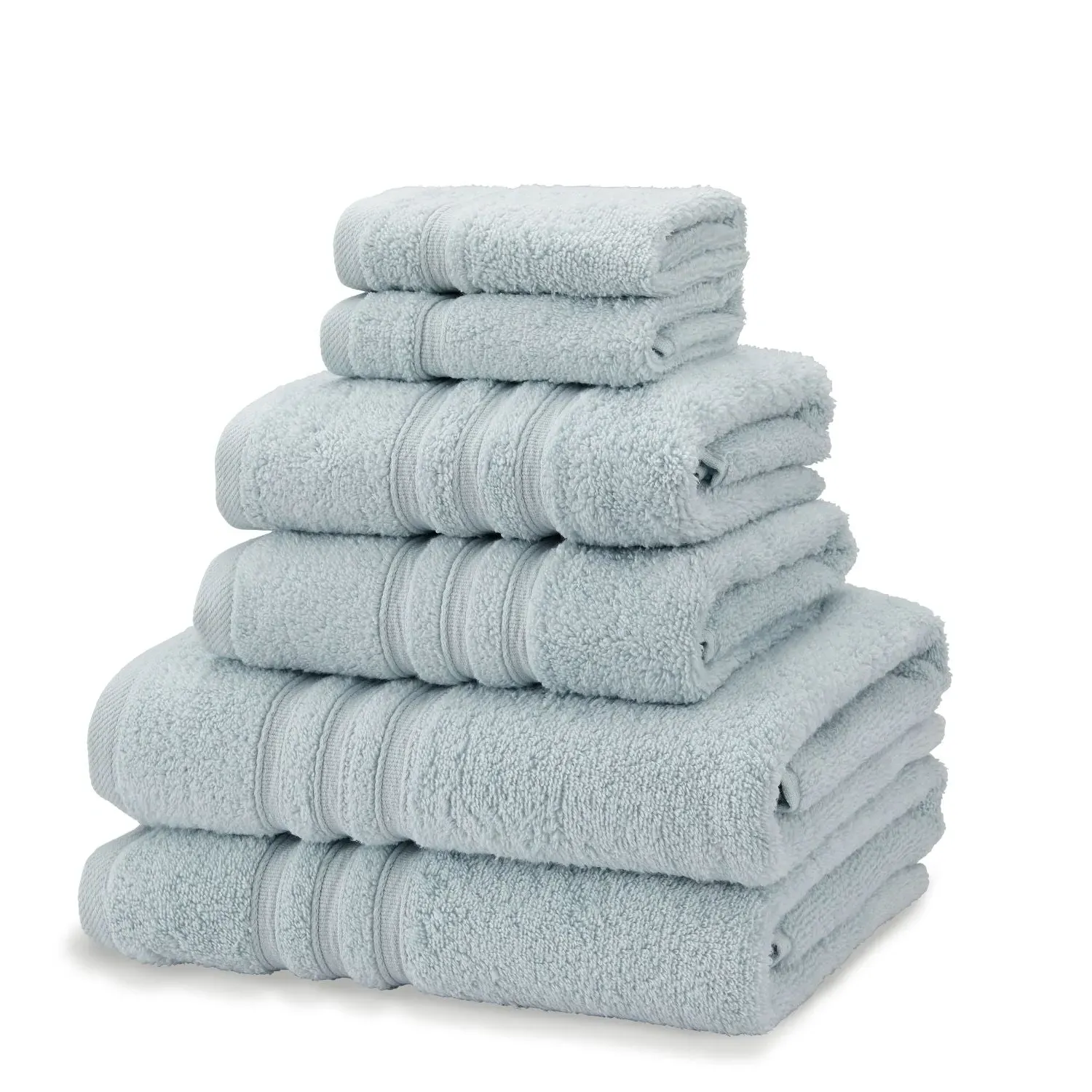 6-Piece Towel Bale Set - Blue, Cotton