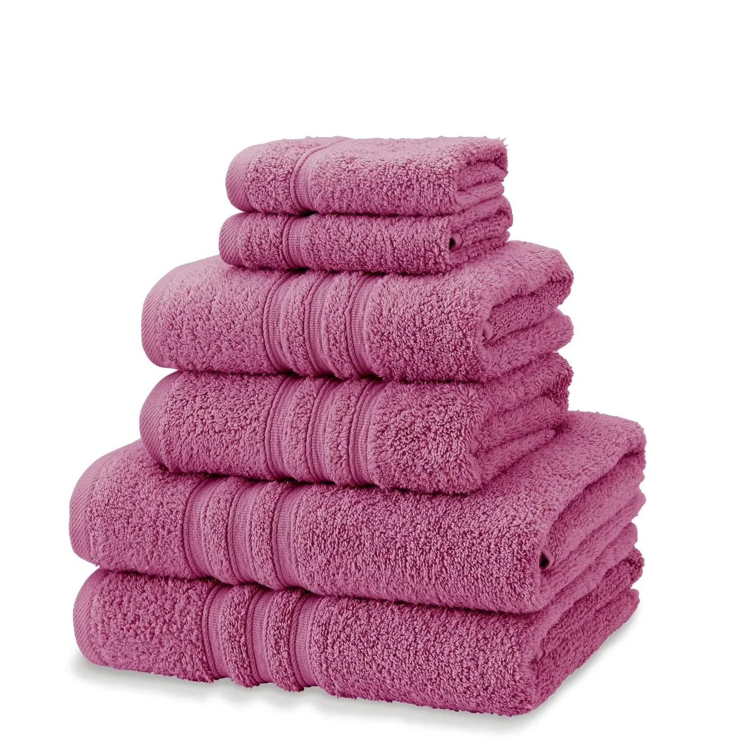 6-Piece Towel Bale Set - Red, Cotton