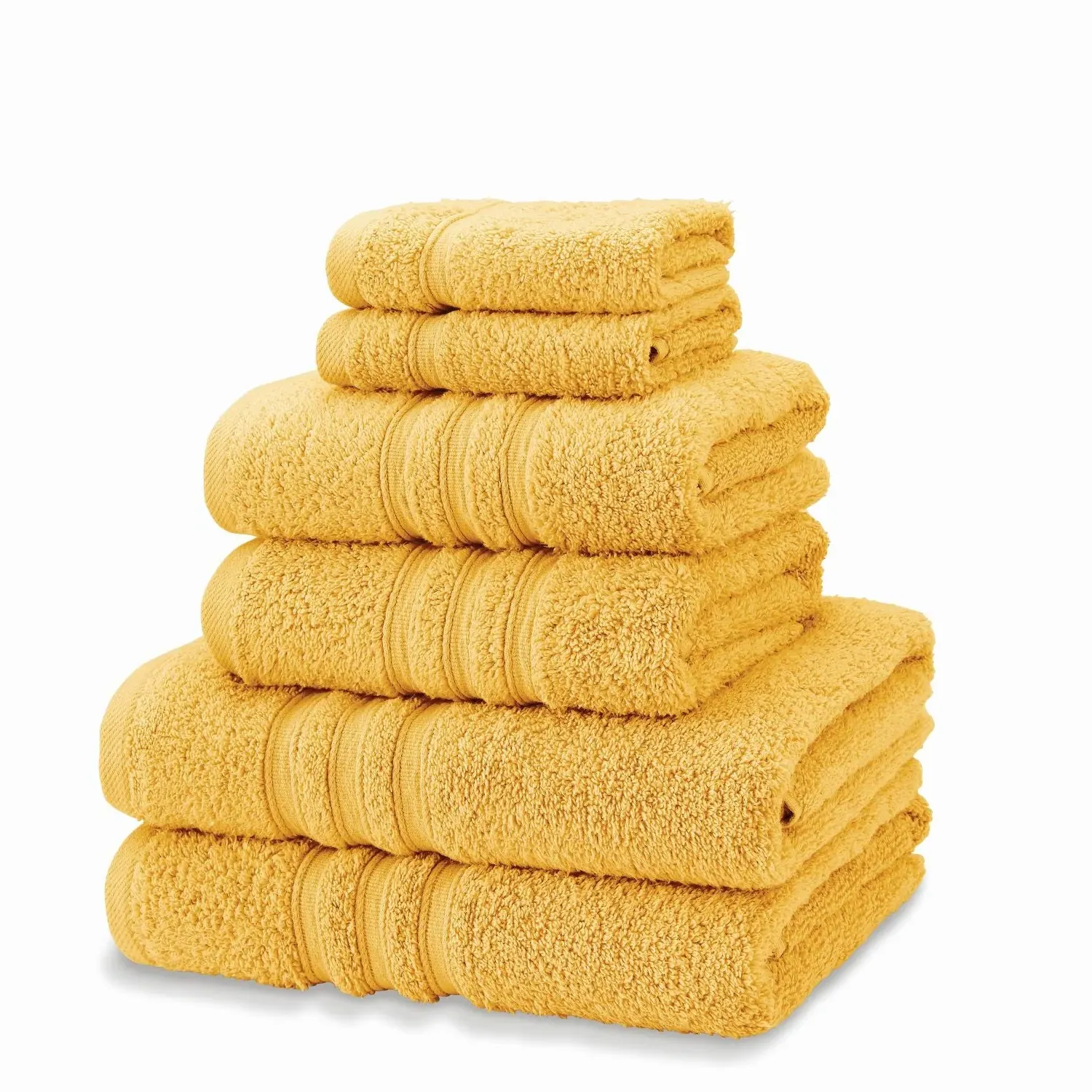 6-Piece Towel Bale Set - Yellow, Cotton