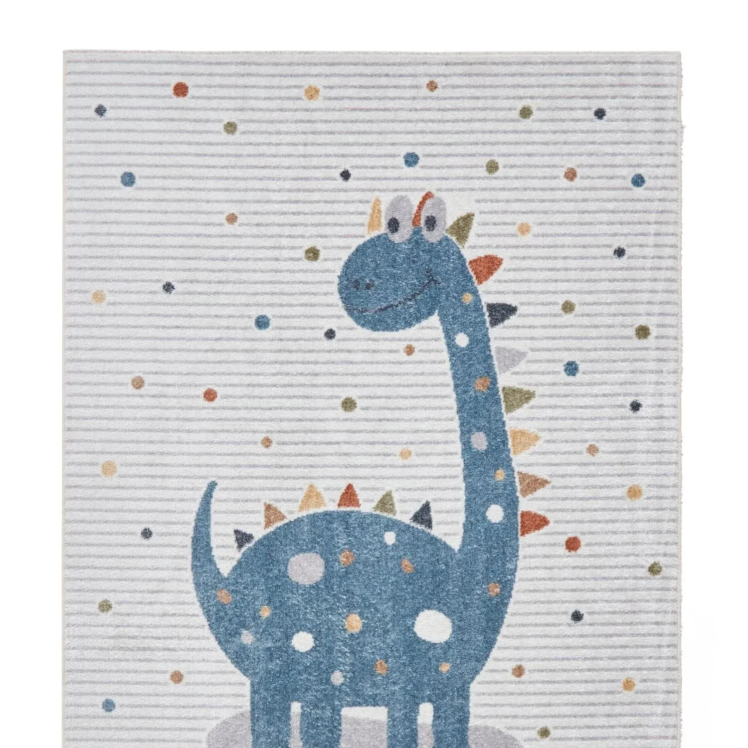 80x150cm Dinosaur Rug - Blue, Polypropylene image
