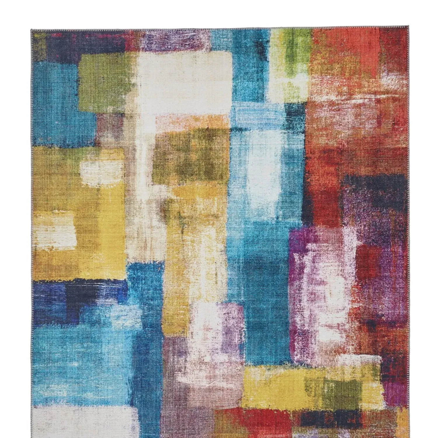 Abstract Rug Lightweight Design - Multi, Polyester image