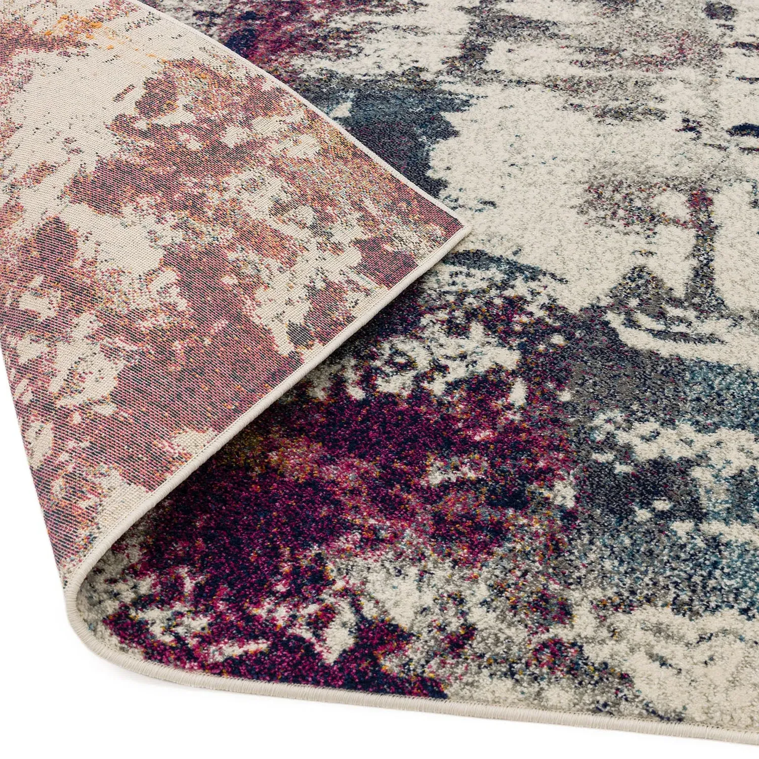 Abstract Rug - Navy Multi image