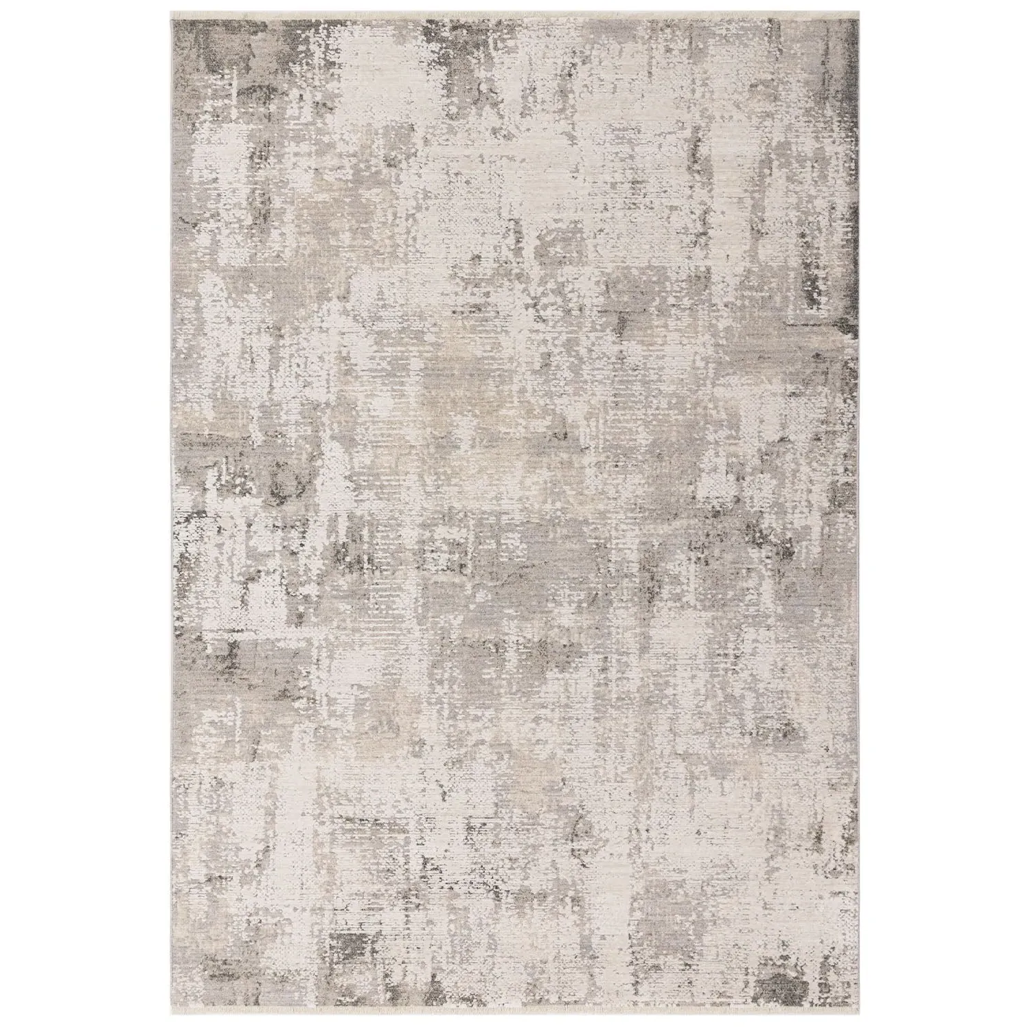 Abstract Rug with High Low Effect - Natural