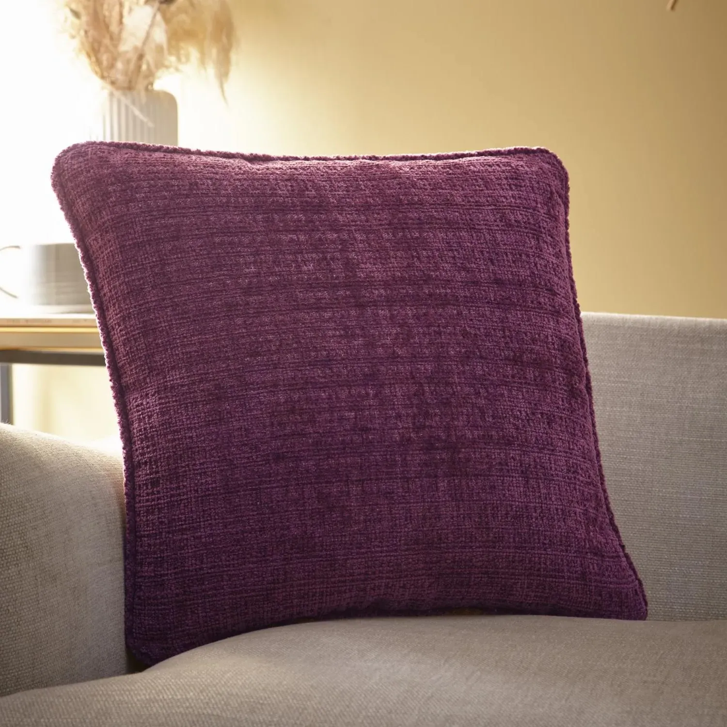 Alba Cushion - Purple, Chenille product