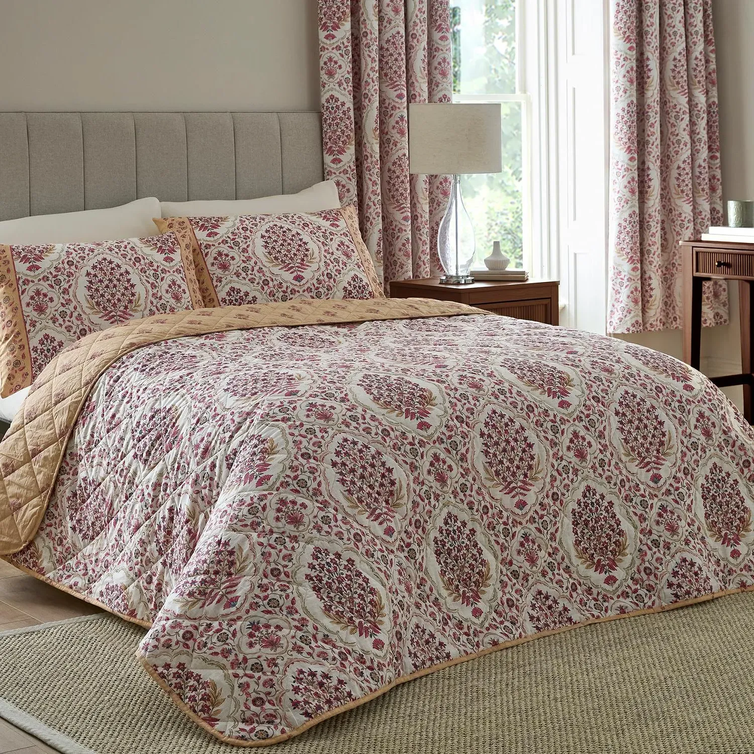 Ashmead Bedspread - Red by Julian Charles, image 2