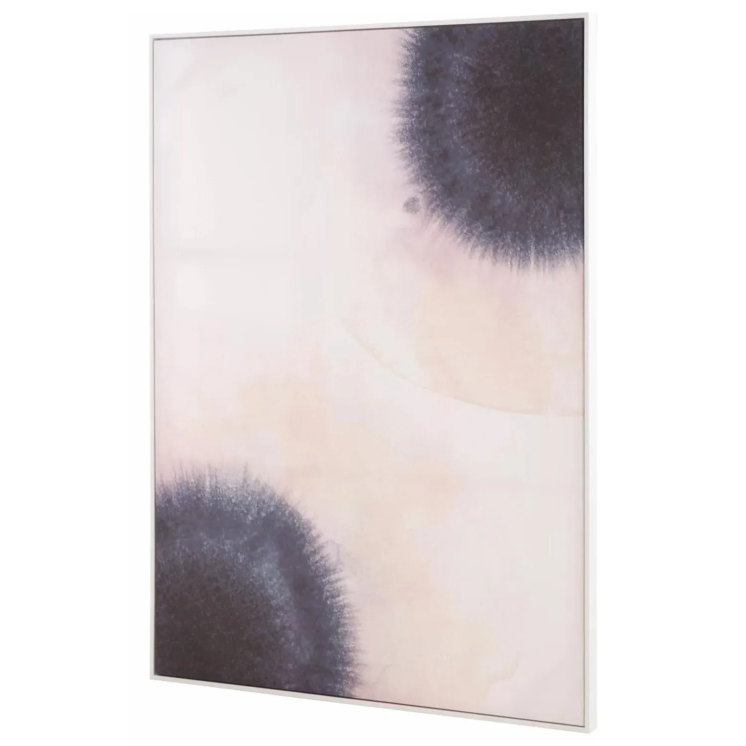 Astratto Wood Framed Canvas Wall Art - Purple product