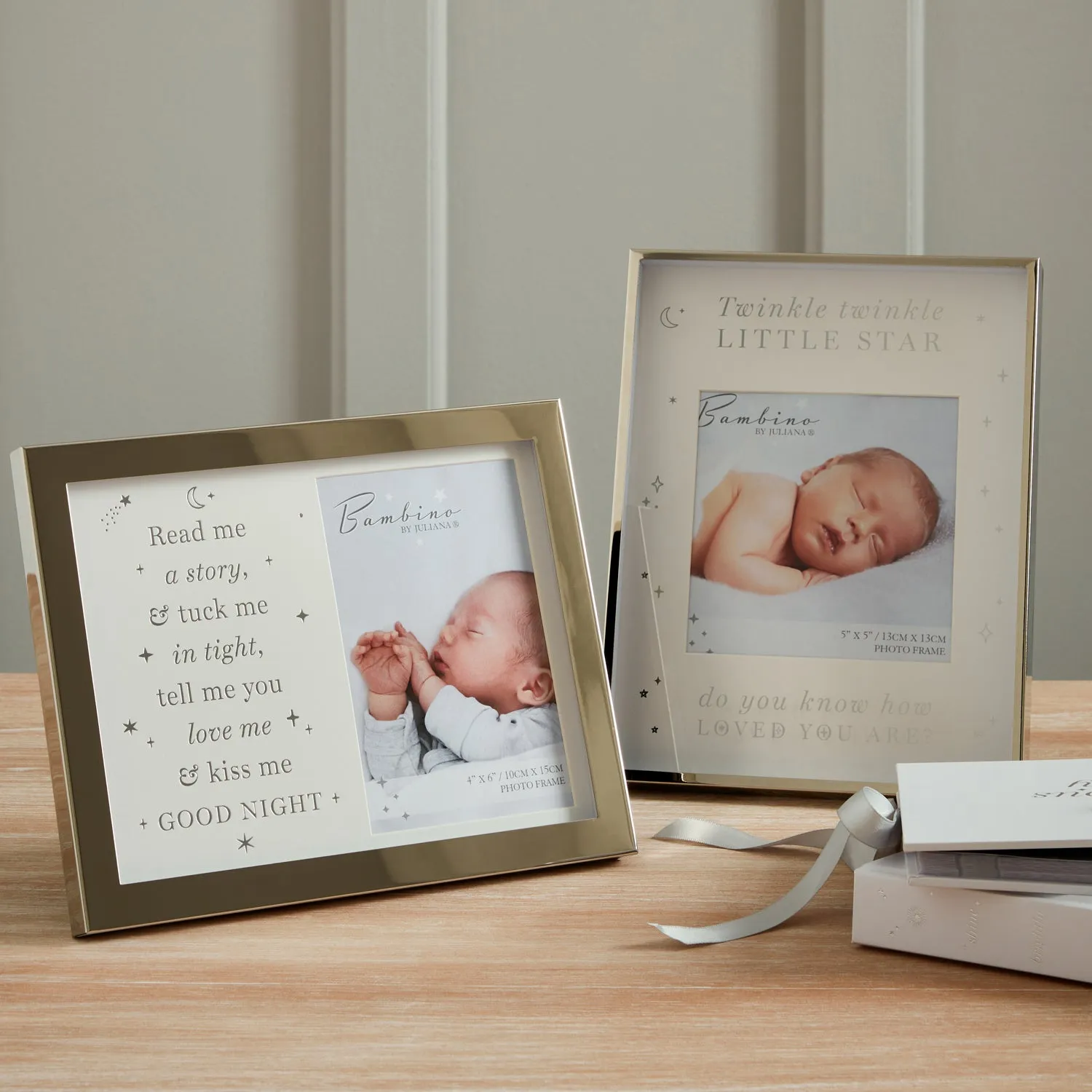 Bambino Read Me A Story Metal Plated Photo Frame 4x6" - Silver product