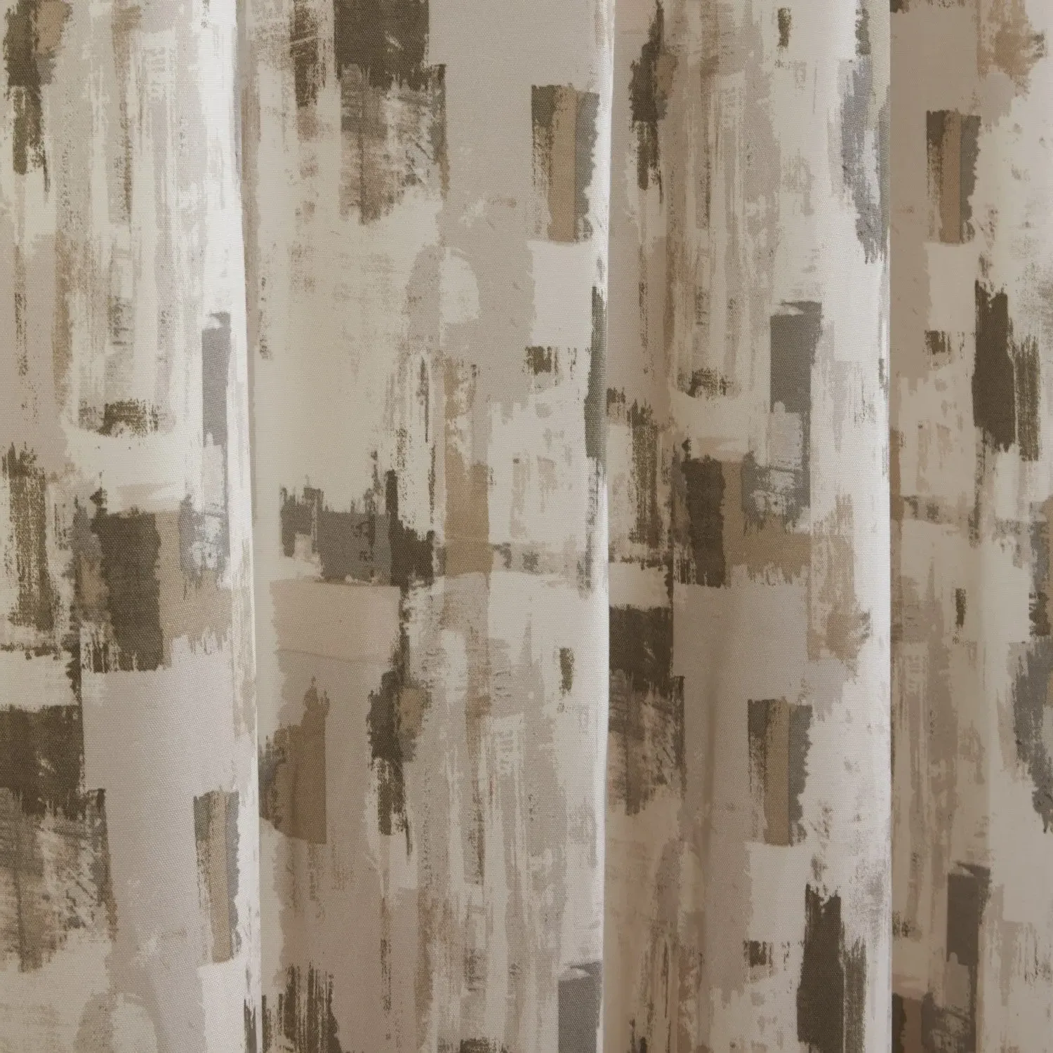 Bamford Eyelet Curtains - Putty, Fully Lined alternate view
