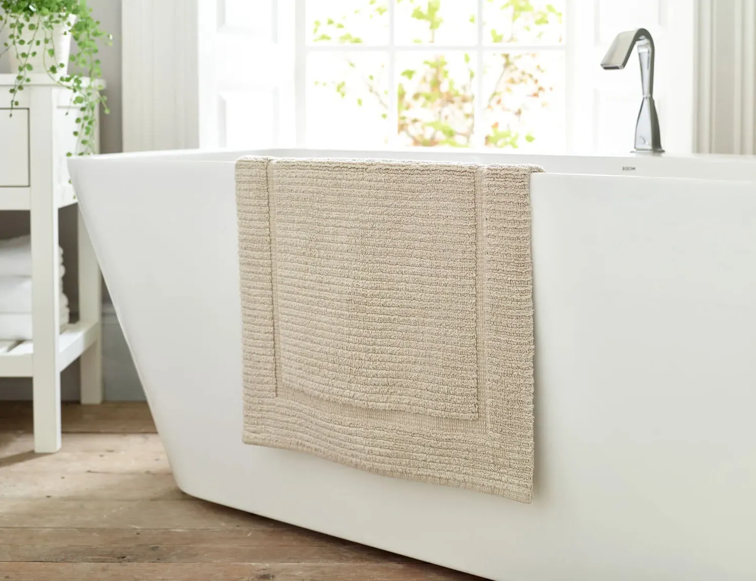 Bath Mat Quick Dry - Natural, Cotton