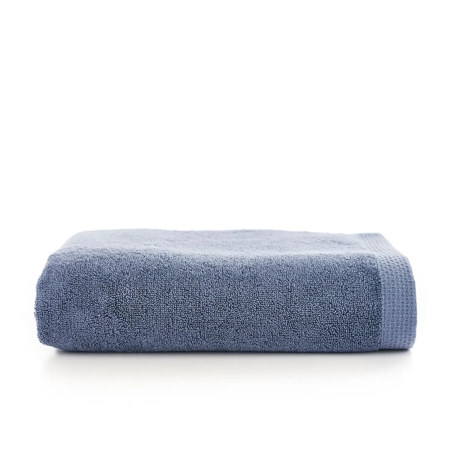 Bath Sheet Low Twist - Blue, Egyptian Cotton