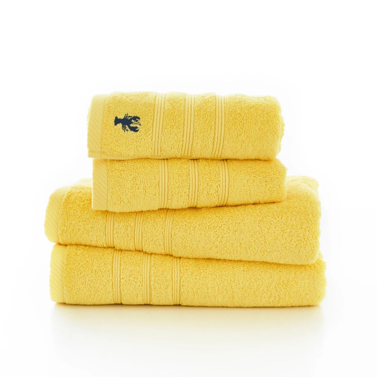 Bath Sheet Towel - Yellow, Combed Cotton