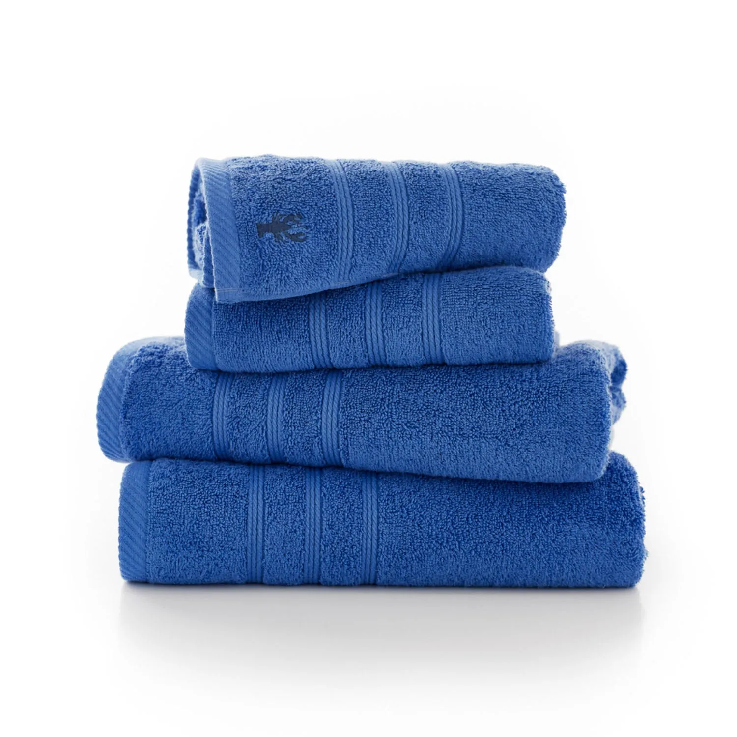 Bath Towel Kaleidoscope - Royal Blue, Cotton
