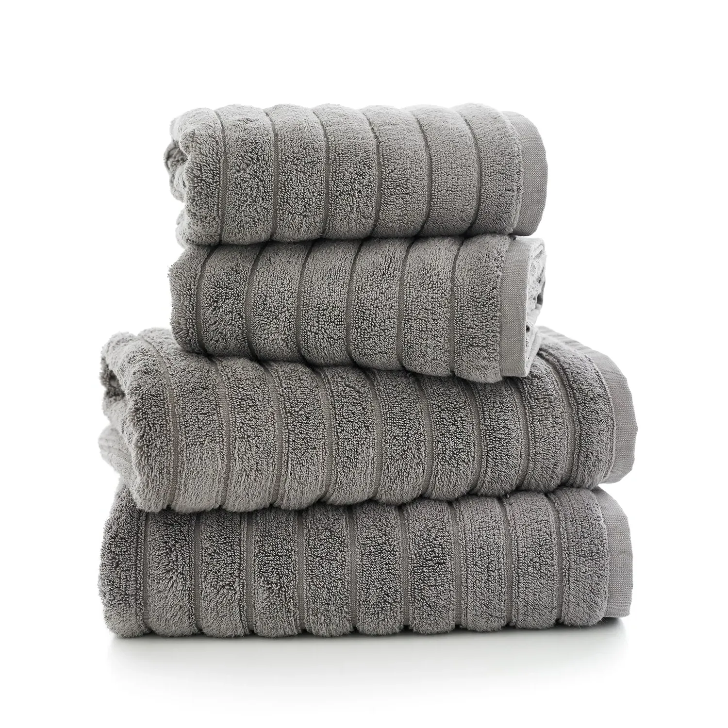 Bath Towel Zero Twist - Dove Grey, Cotton