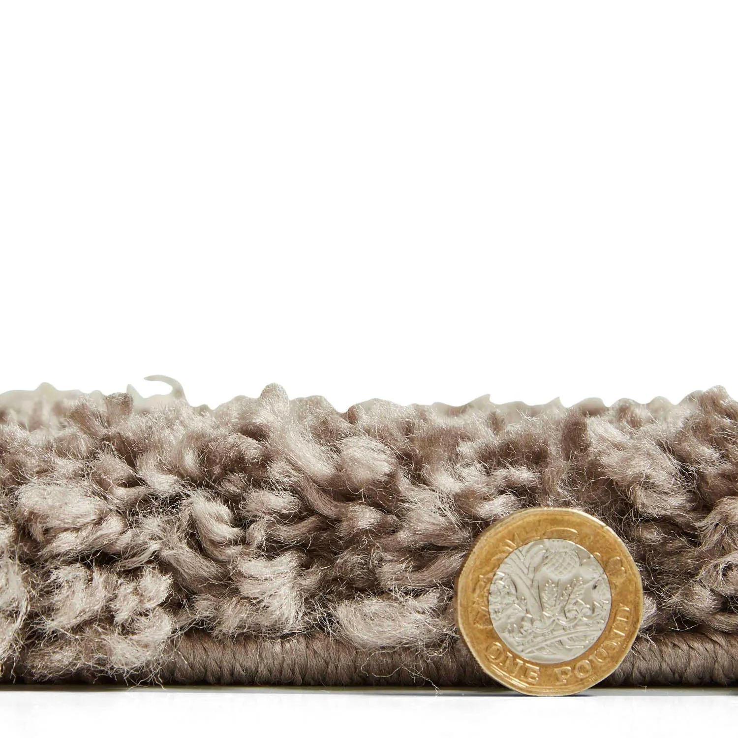 Berber Area Rug - Beige, Polypropylene