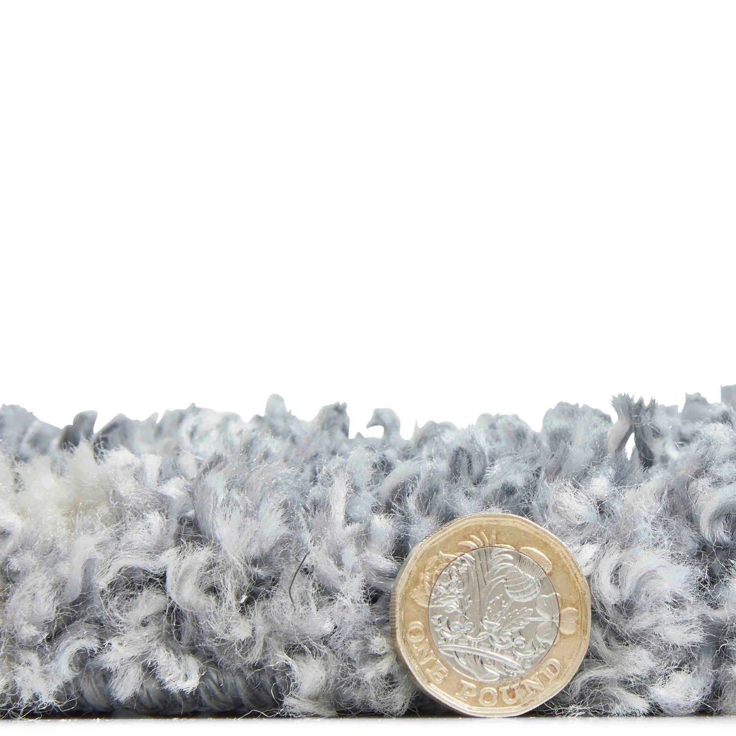 Berber Area Rug - Grey, Polypropylene