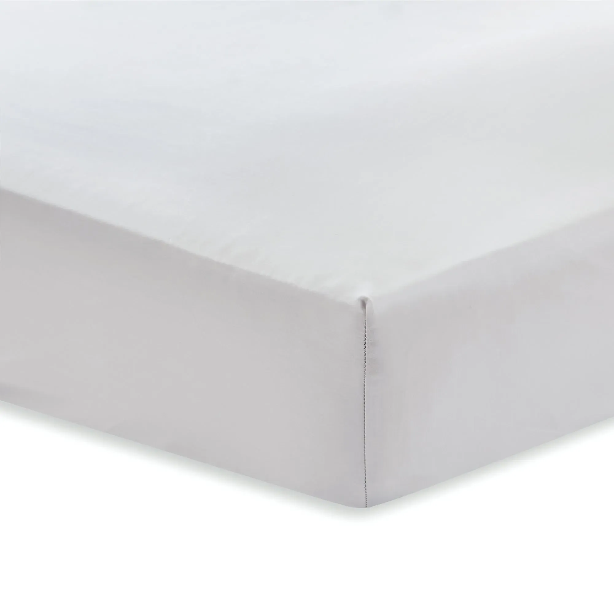 Bianca Single Extra Deep Fitted Sheet - Grey, Cotton Sateen alternate view
