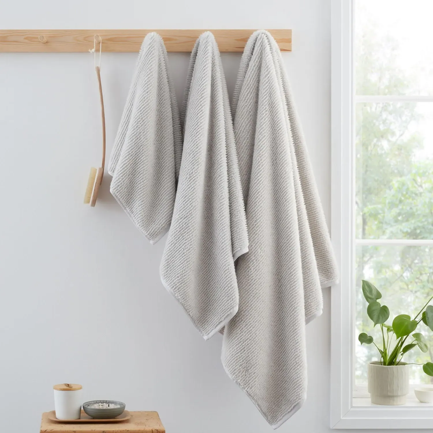 Bianca Soft Zero Twist Spa Hand Towel - Grey, Turkish Cotton product