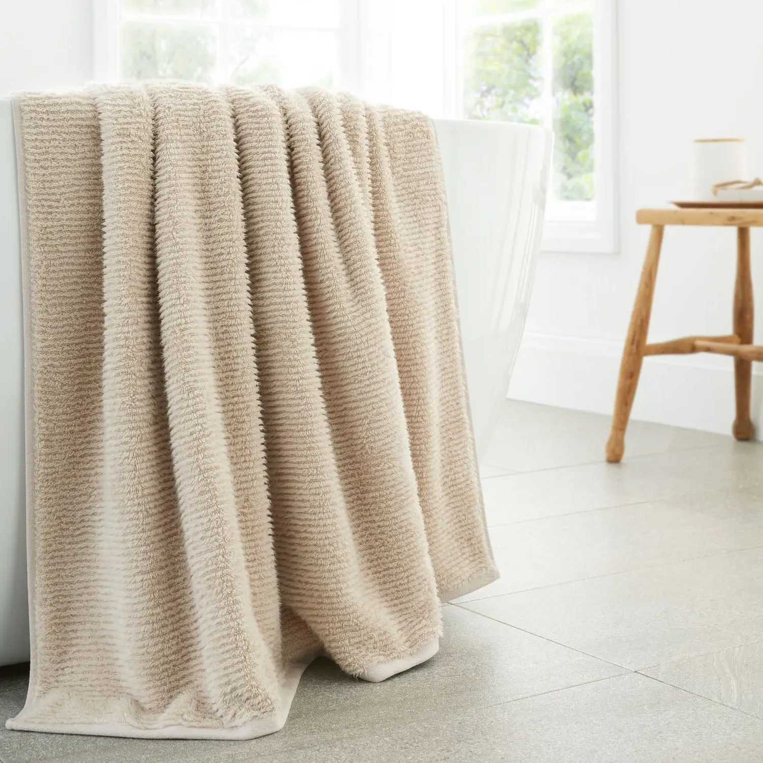 Bianca Soft Zero Twist Spa Hand Towel - Natural, Cotton alternate view