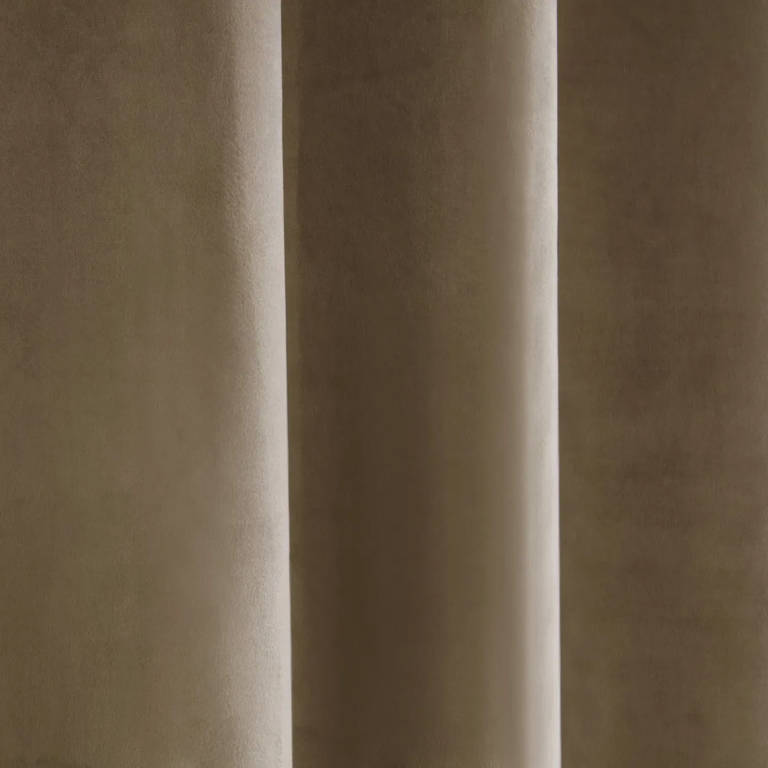 Blackout Eyelet Curtains - Brown image