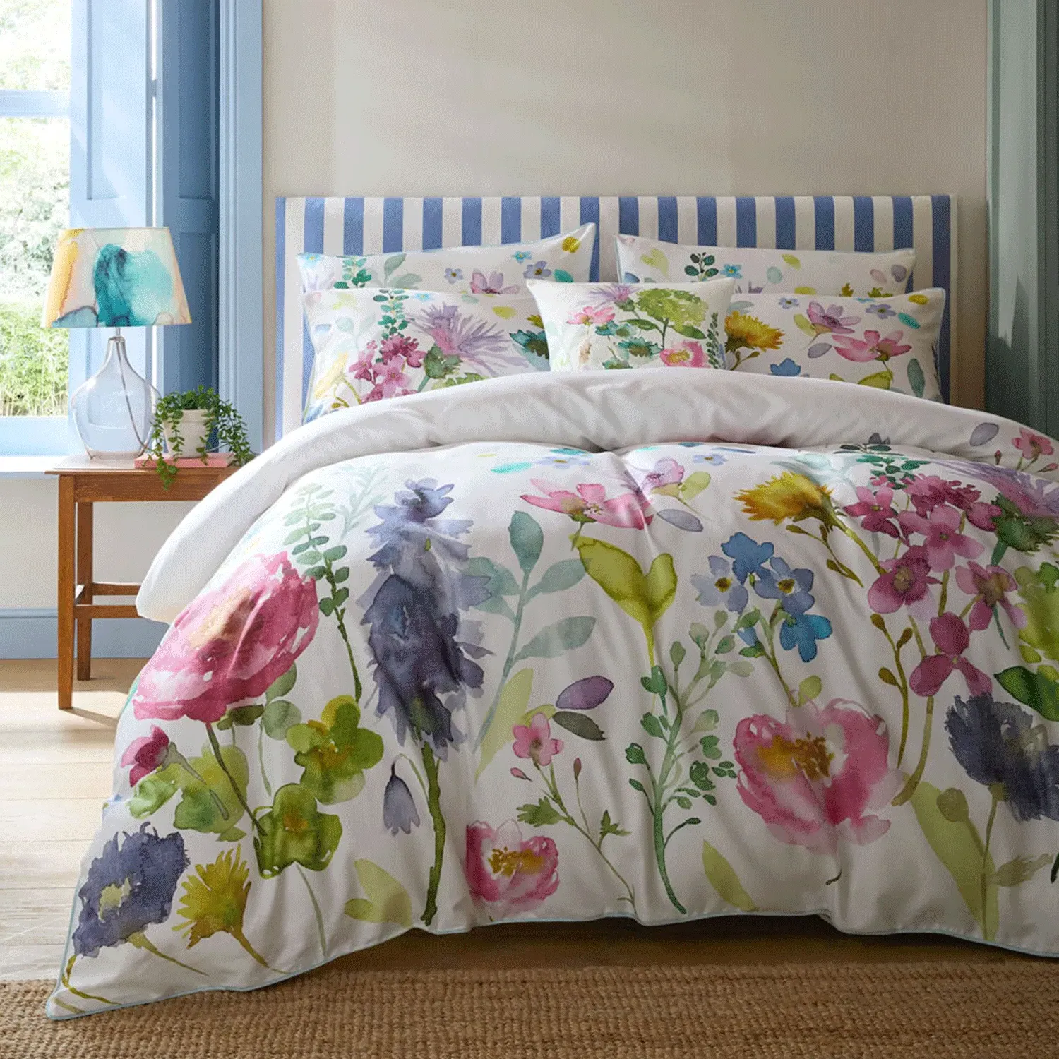 Bluebellgray Tetbury Spring Single Duvet Set - Multi, Cotton product