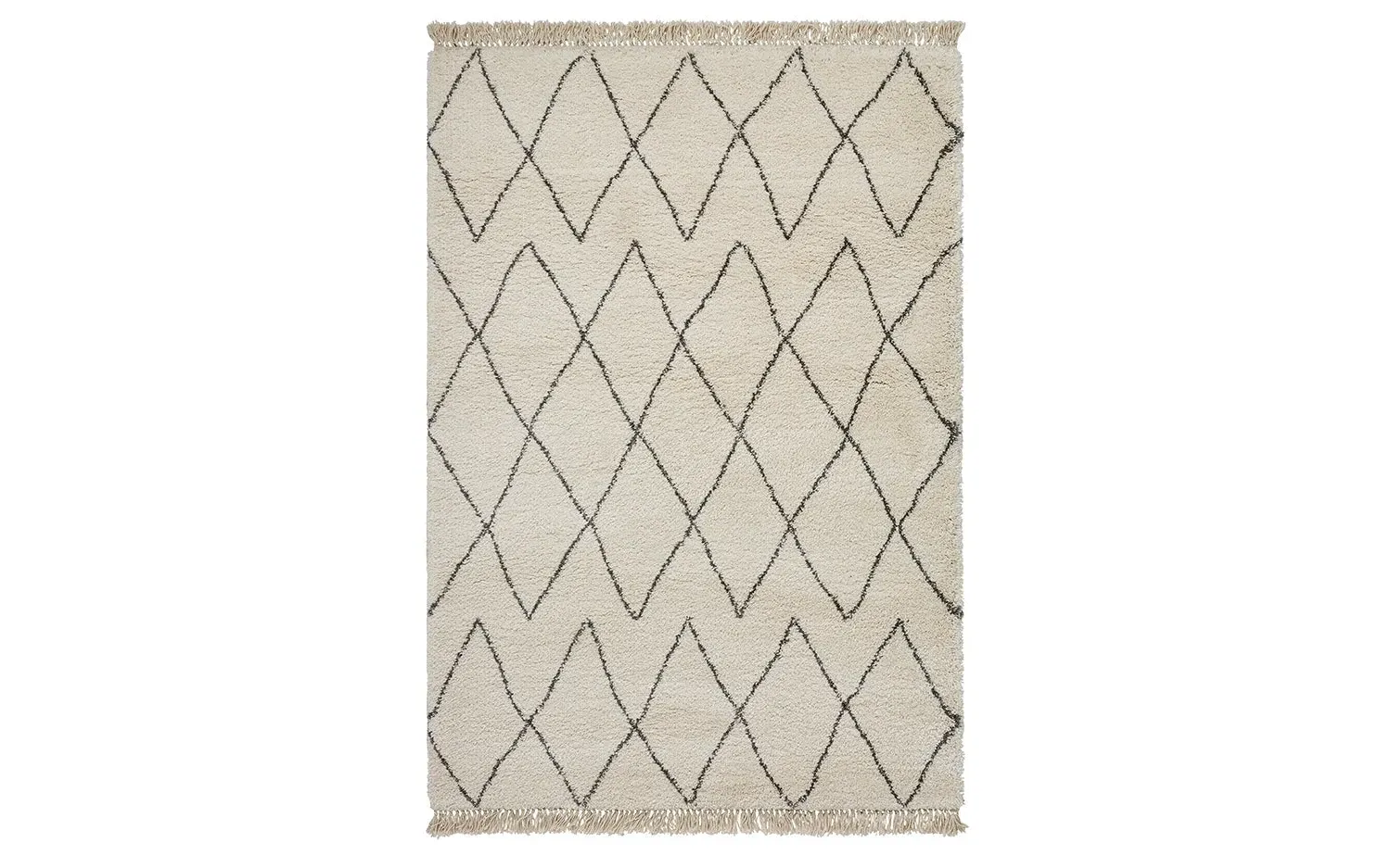 Boho Beni Ourain Style Rug - Cream alternate view