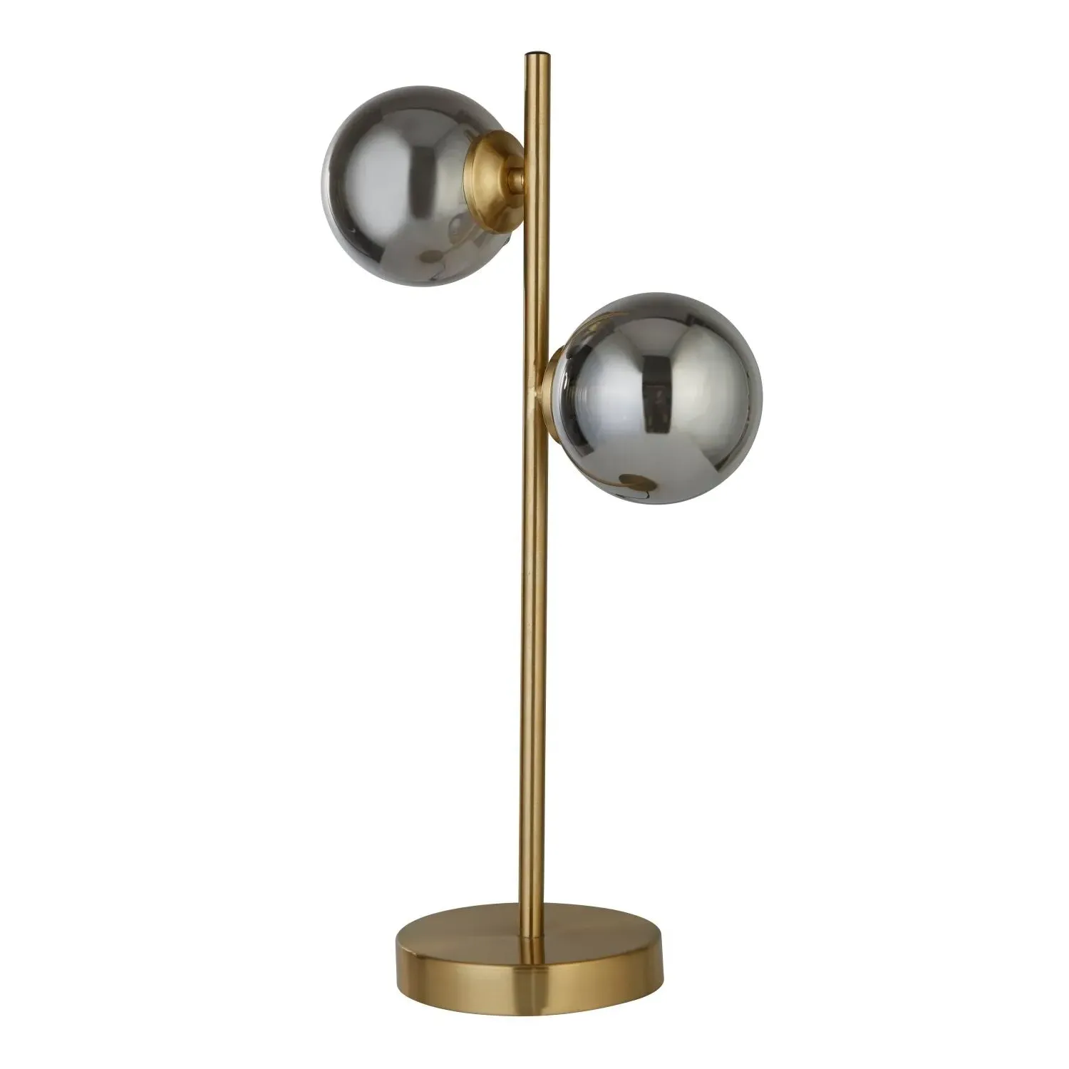 2-Light Table Lamp - Gold, Brass alternate view