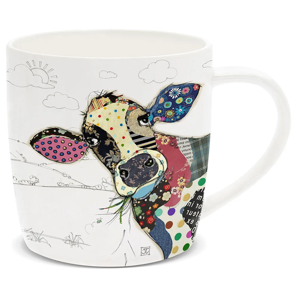 Bug Art Connie Cow Mug - Multi by Julian Charles