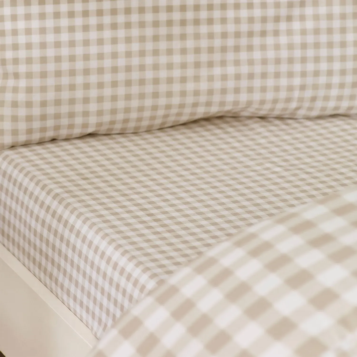 Catherine Lansfield Bamford Single Fitted Sheet - Natural product