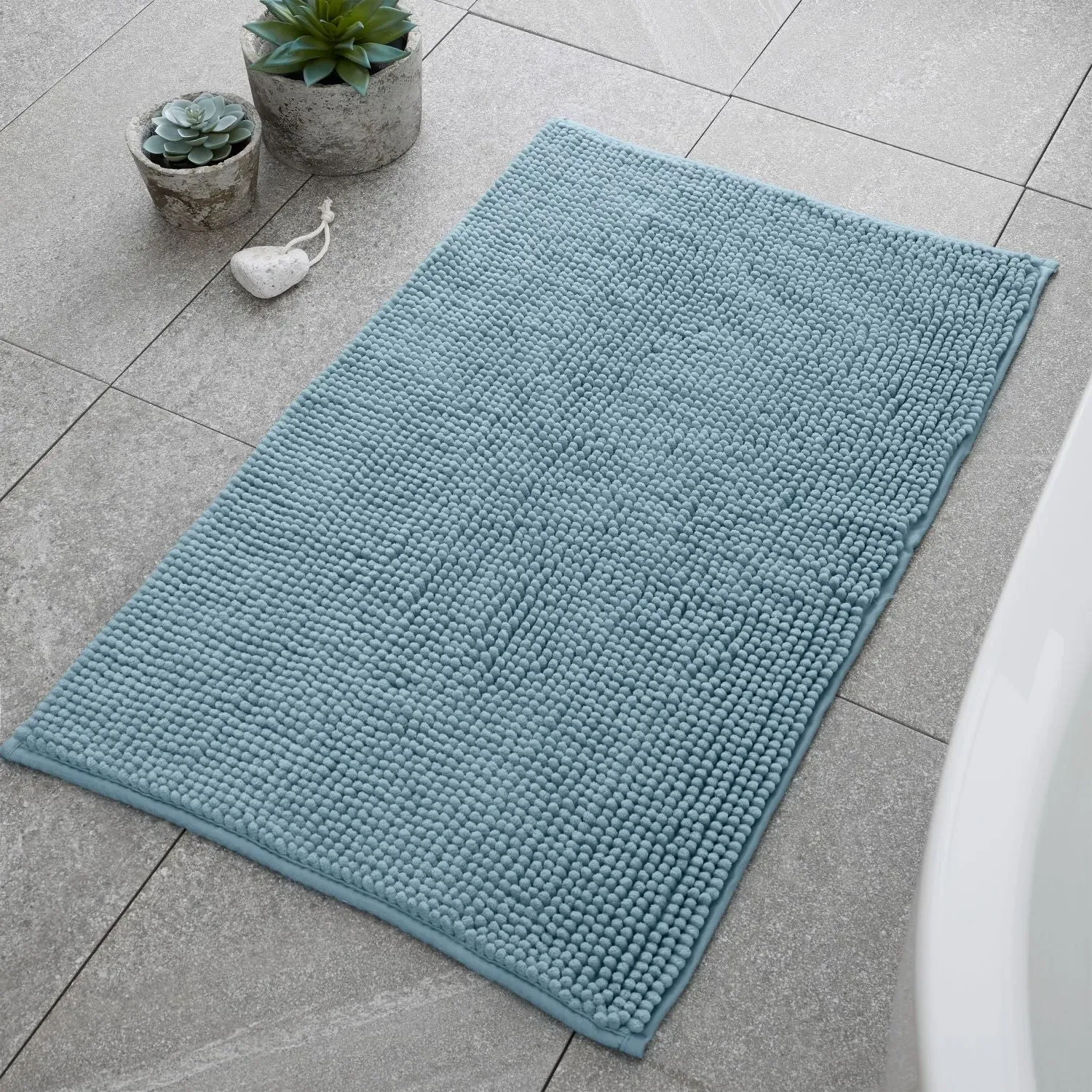 Catherine Lansfield Bobble Bath Mat - Blue product
