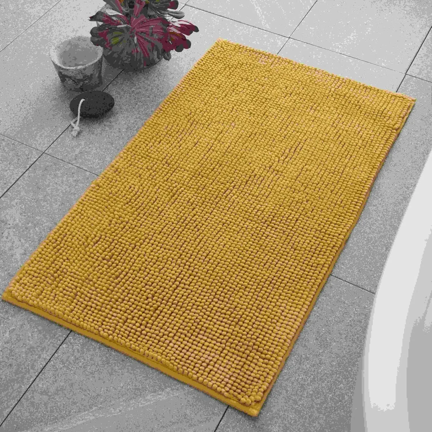 Catherine Lansfield Bobble Bath Mat - Yellow product