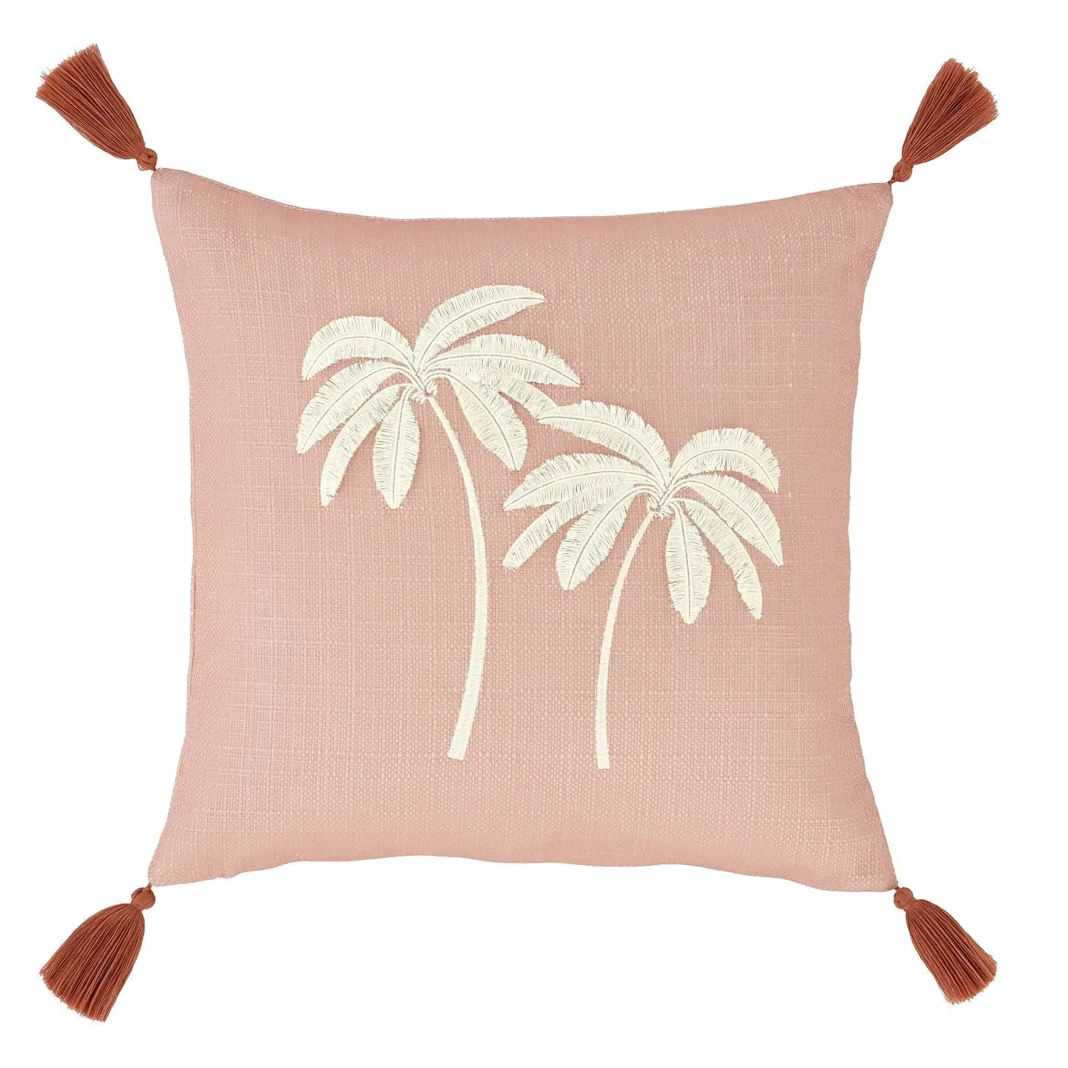 Catherine Lansfield Paradiso Clay Tufted Palm Cushion - Pink product