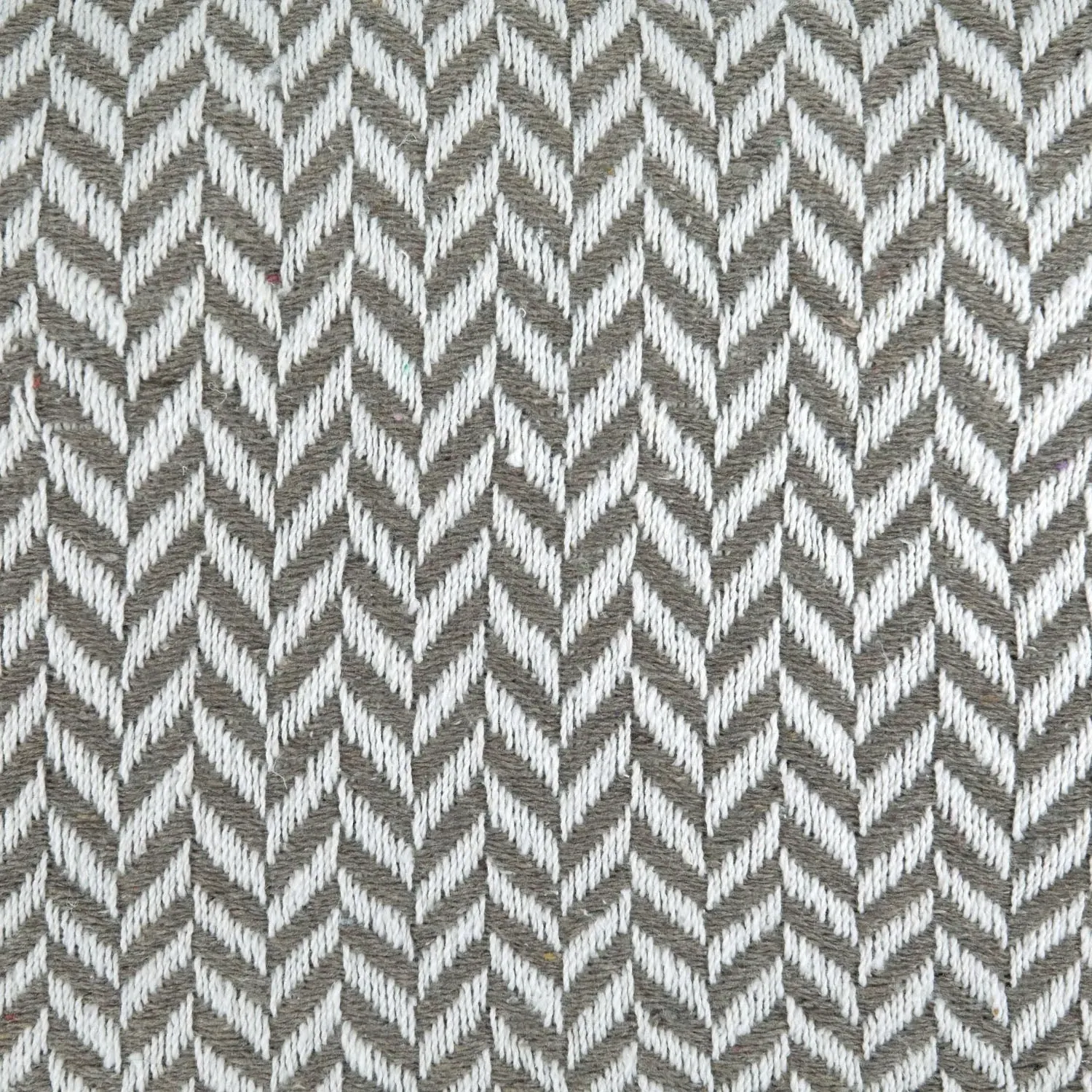 Cherokee Woven Throw - Taupe, Recycled Cotton by Julian Charles, image 2