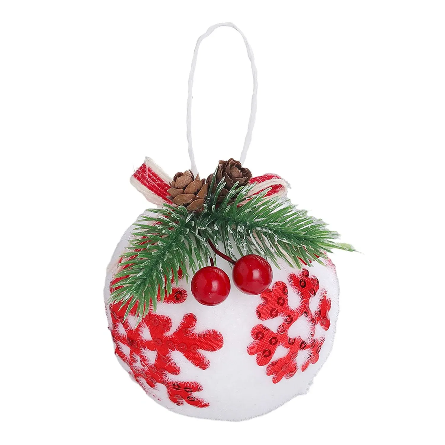 Christmas Bauble 9 Pack - Red, Green, White by Julian Charles, image 2