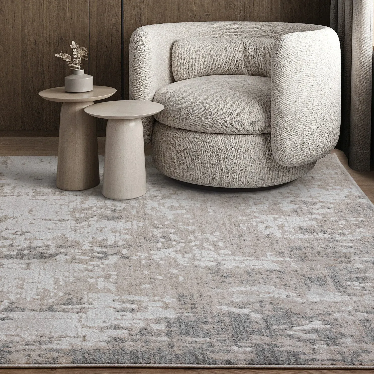 Classic Boho Rug - Grey