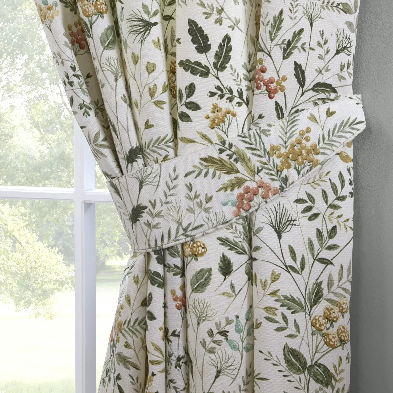 Cleo Floral Willow Tie Back - Green product