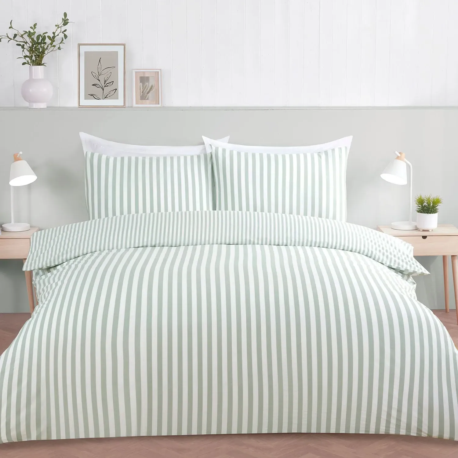 Cool Comfort Double Duvet Set - Green, Cotton Lyocell product